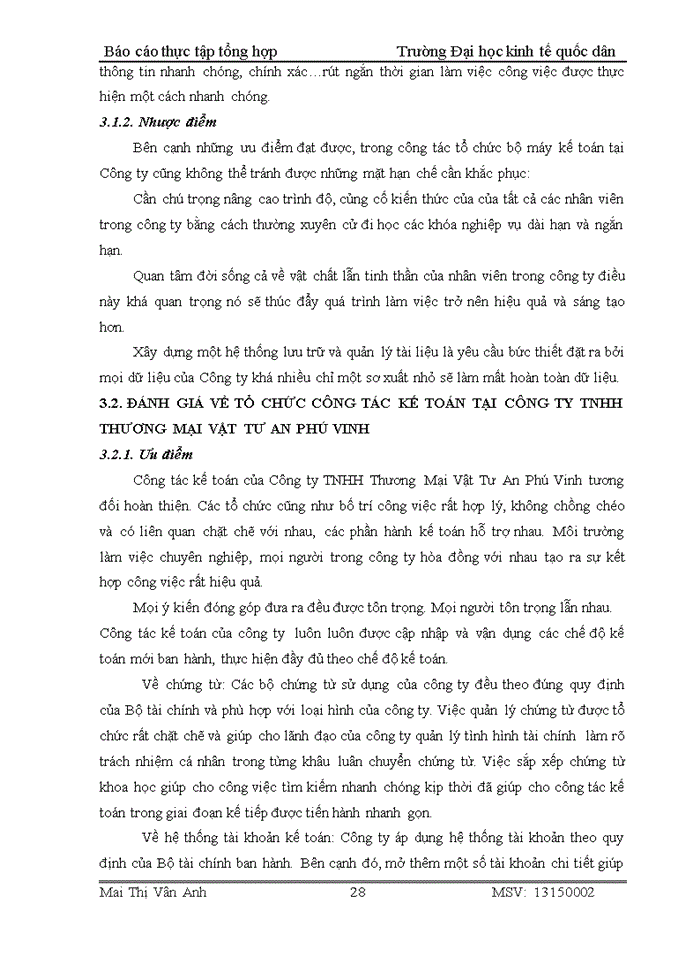 image for page Báo cáo Công Ty Trách nhiệm hữu hạn Thương Mại Vật Tư An Phú Vinh