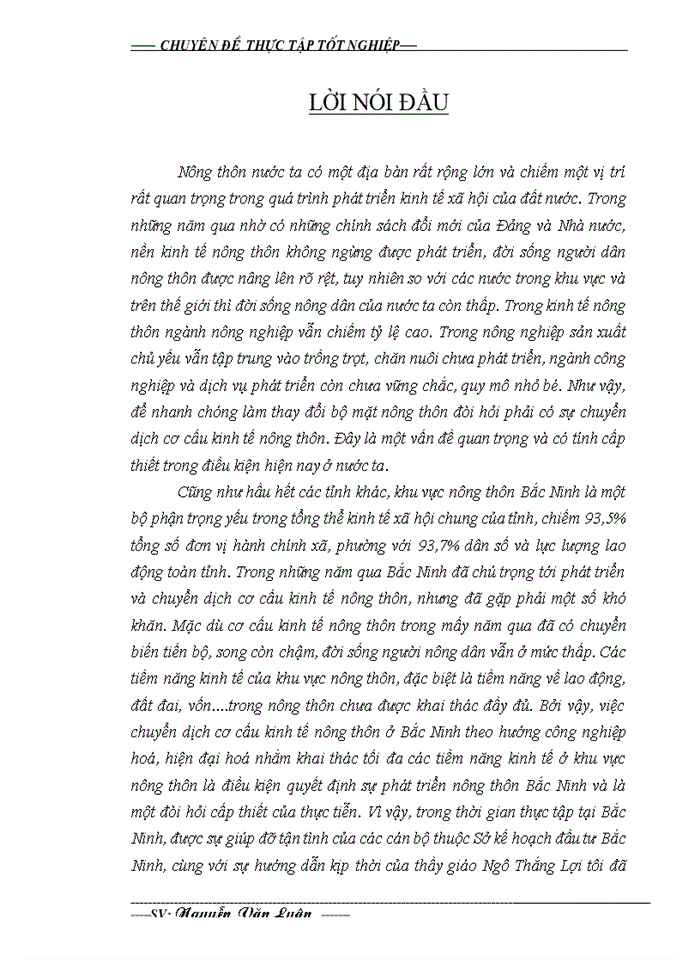 image for page Định hướng và các giải pháp chủ yếu nhằm thúc đẩy quá trình chuyển dịch cơ cấu ngành kinh tế nông thôn ở tỉnh Bắc Ninh giai đoạn 2003 - 2010