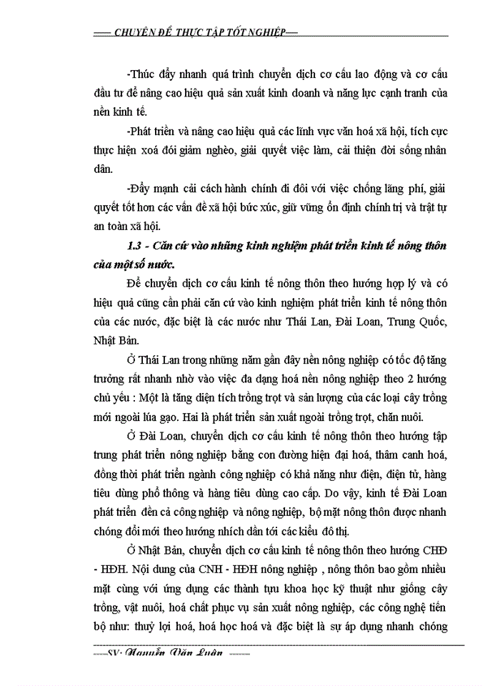 image for page Định hướng và các giải pháp chủ yếu nhằm thúc đẩy quá trình chuyển dịch cơ cấu ngành kinh tế nông thôn ở tỉnh Bắc Ninh giai đoạn 2003 - 2010