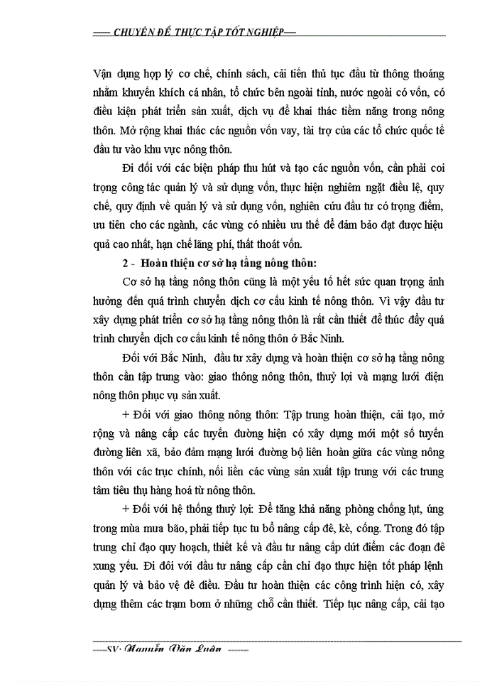 image for page Định hướng và các giải pháp chủ yếu nhằm thúc đẩy quá trình chuyển dịch cơ cấu ngành kinh tế nông thôn ở tỉnh Bắc Ninh giai đoạn 2003 - 2010
