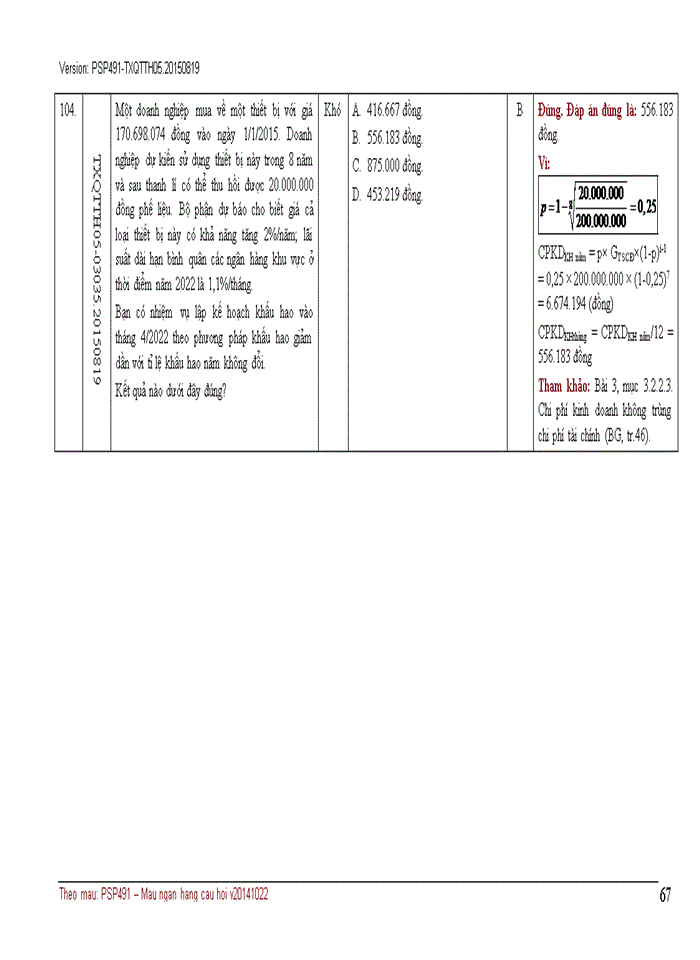 image for page NGÂN HÀNG CÂU HỎI TRẮC NGHIỆM QUẢN TRỊ CHI PHÍ KINH DOANH