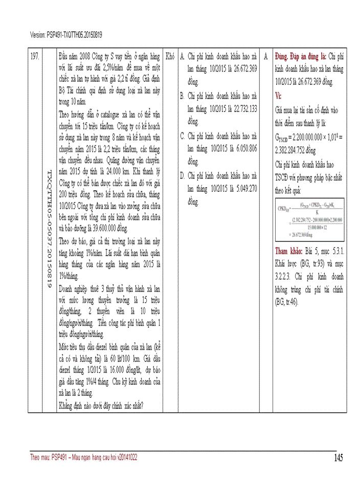 image for page NGÂN HÀNG CÂU HỎI TRẮC NGHIỆM QUẢN TRỊ CHI PHÍ KINH DOANH