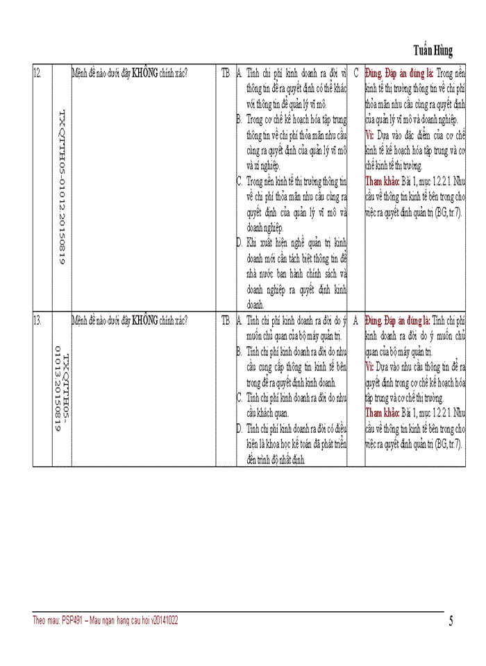 image for page NGÂN HÀNG CÂU HỎI TRẮC NGHIỆM QUẢN TRỊ CHI PHÍ KINH DOANH 3TC