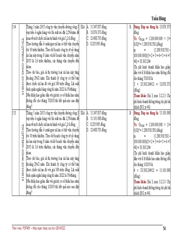 image for page NGÂN HÀNG CÂU HỎI TRẮC NGHIỆM QUẢN TRỊ CHI PHÍ KINH DOANH 3TC