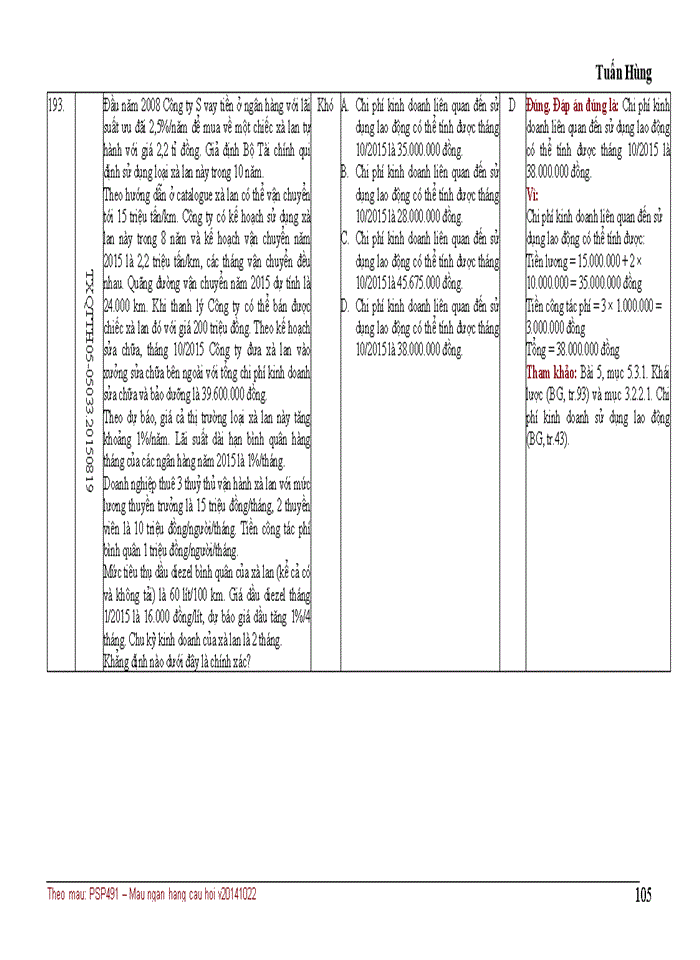 image for page NGÂN HÀNG CÂU HỎI TRẮC NGHIỆM QUẢN TRỊ CHI PHÍ KINH DOANH 3TC