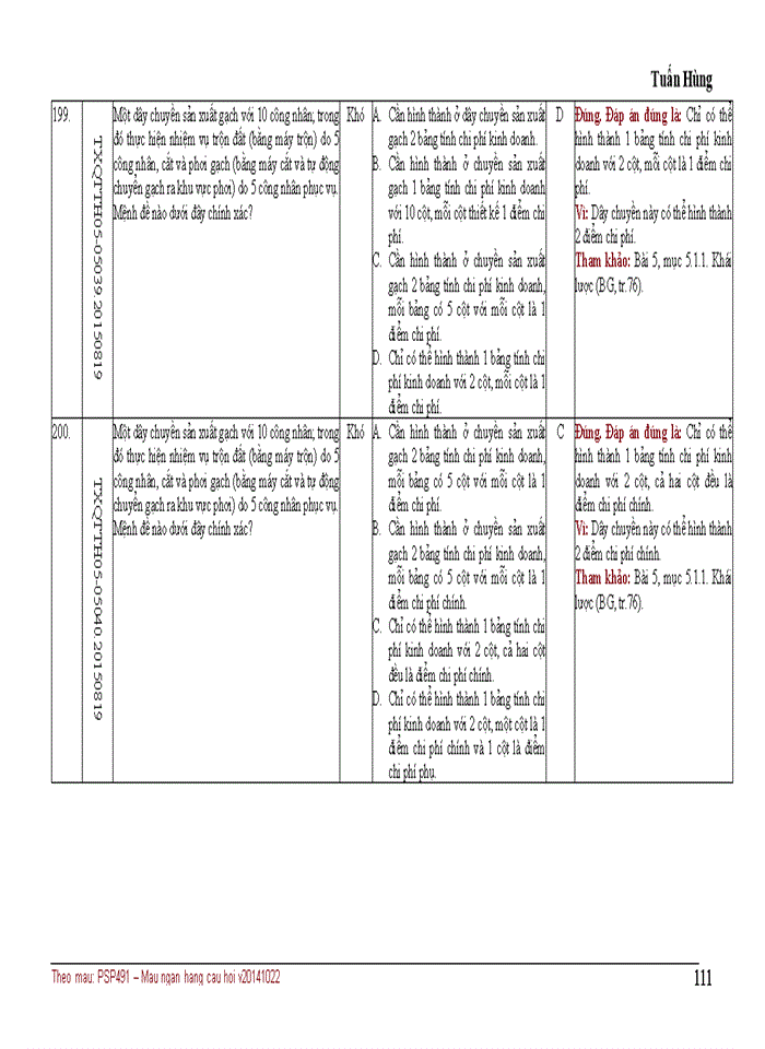 image for page NGÂN HÀNG CÂU HỎI TRẮC NGHIỆM QUẢN TRỊ CHI PHÍ KINH DOANH 3TC