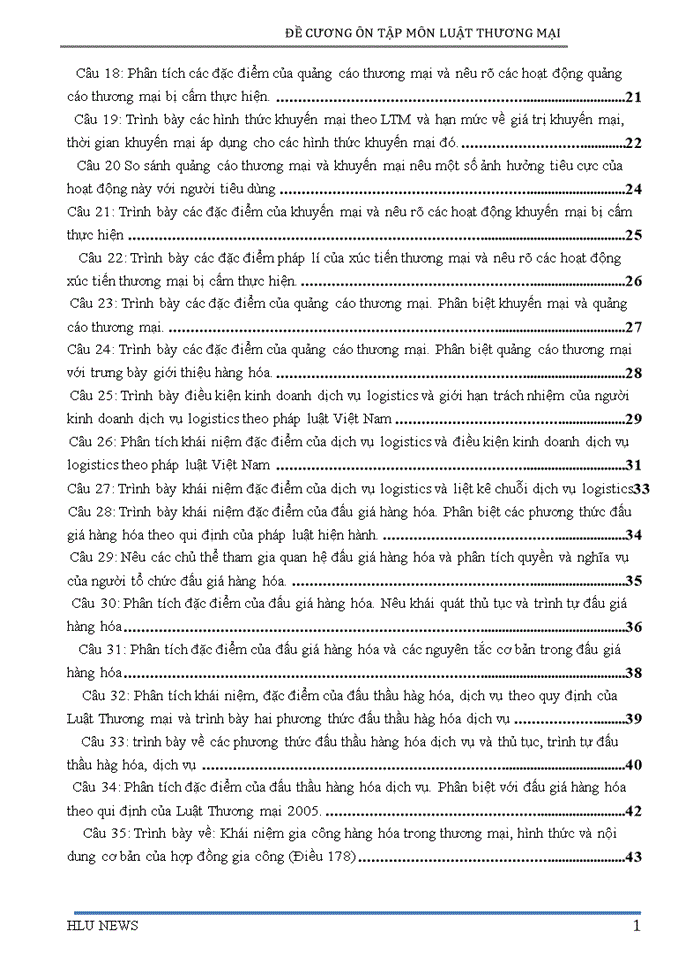 image for page ĐỀ CƯƠNG ÔN TẬP MÔN LUẬT THƯƠNG MẠI