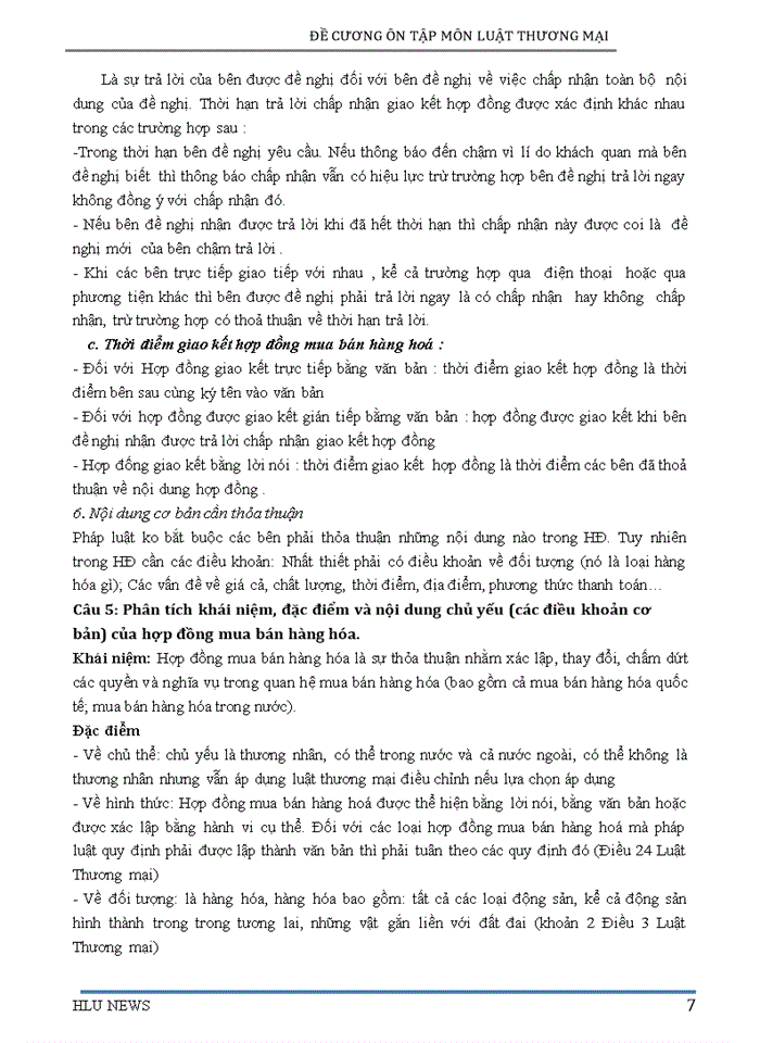 image for page ĐỀ CƯƠNG ÔN TẬP MÔN LUẬT THƯƠNG MẠI