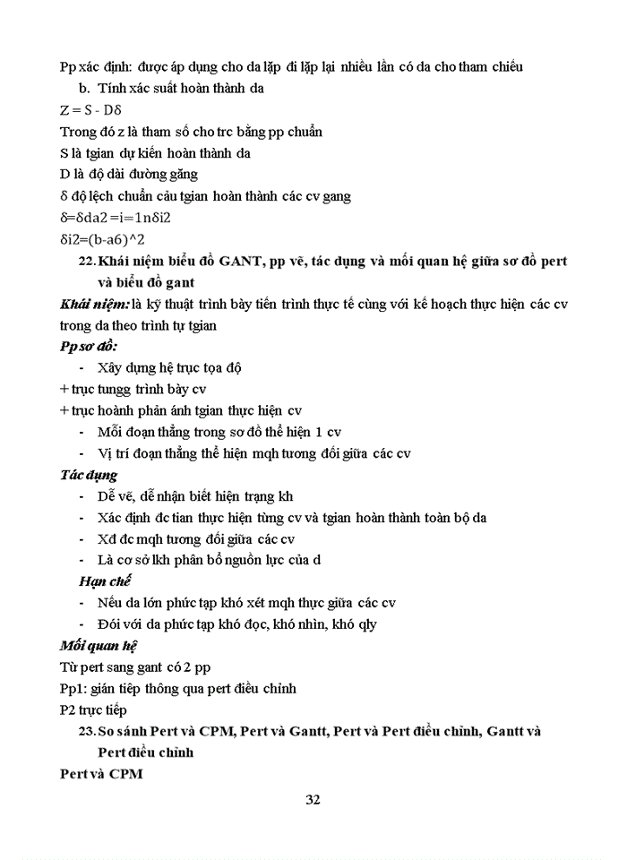 image for page ĐỀ CƯƠNG QUẢN LÝ DỰ ÁN