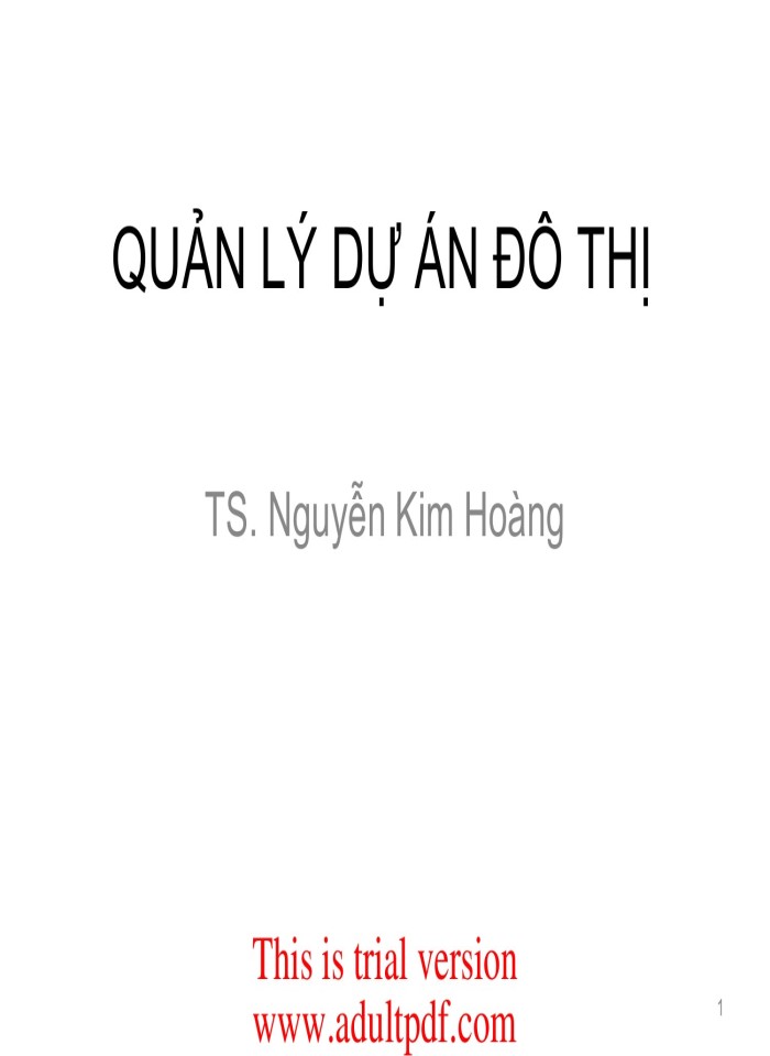 image for page QUẢN LÝ DỰ ÁN ĐÔ THỊ