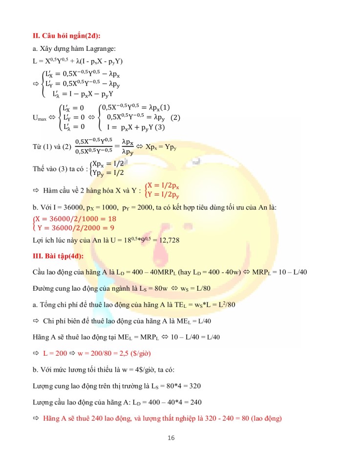 image for page BỘ ĐỀ THI KINH TẾ VI MÔ 2 K57 NEU kỳ hè