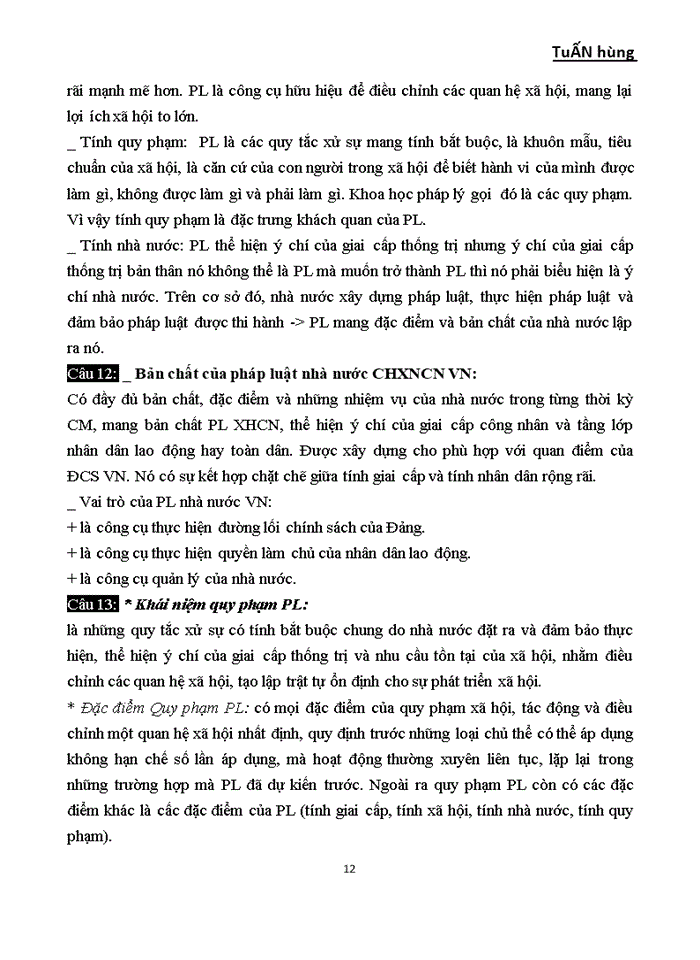 image for page Lý Thuyết Môn Pháp Luật Đại Cương