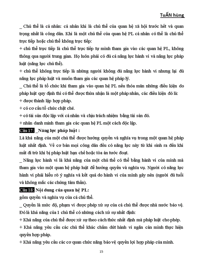 image for page Lý Thuyết Môn Pháp Luật Đại Cương