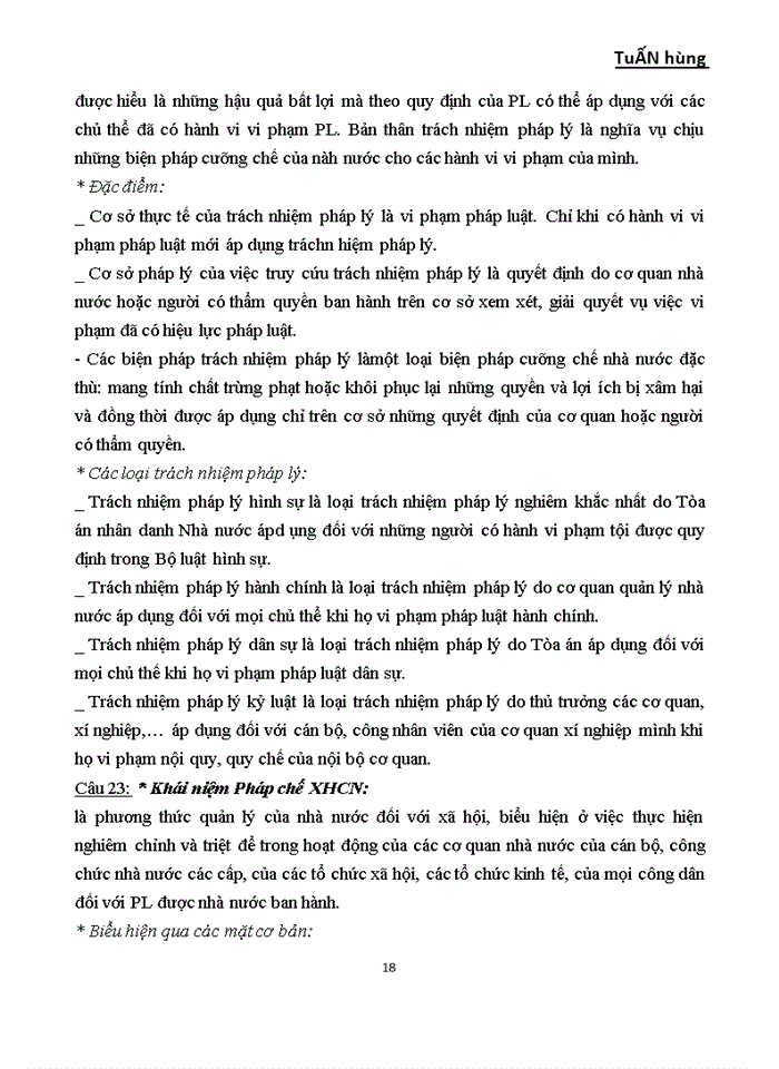 image for page Lý Thuyết Môn Pháp Luật Đại Cương