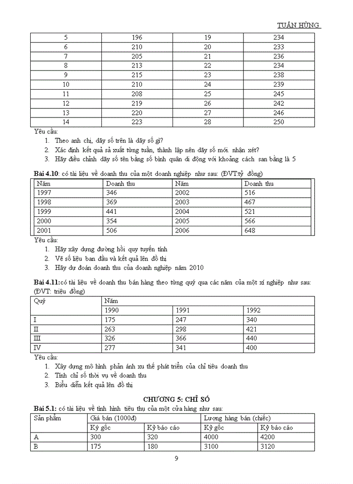 image for page BÀI TẬP VÀ ĐÁP ÁN NGUYÊN LÝ THỐNG KÊ