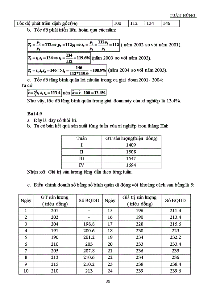 image for page BÀI TẬP VÀ ĐÁP ÁN NGUYÊN LÝ THỐNG KÊ