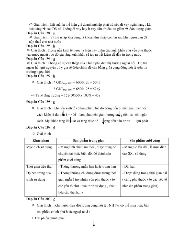 image for page 240 câu Đề thi trắc nghiệm Kinh tế vĩ mô