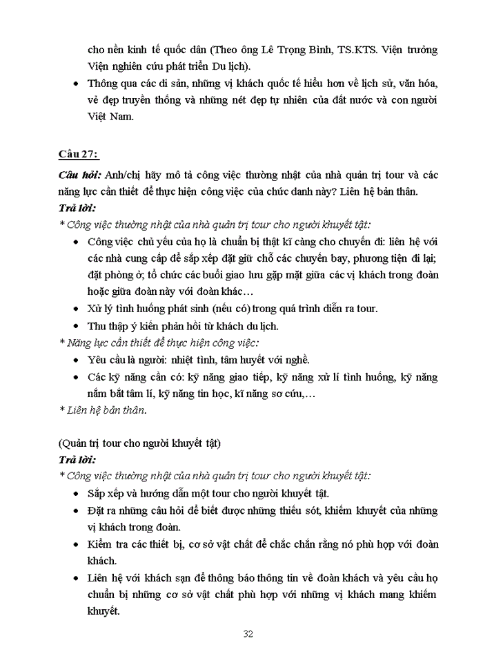 image for page ĐỀ CƯƠNG ÔN TẬP QUẢN TRỊ KINH DOANH LỮ HÀNH