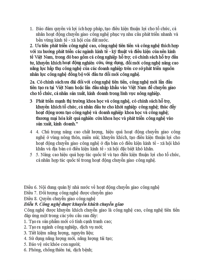 image for page CÁC CHÍNH SÁCH VỀ CHUYỂN GIAO CÔNG NGHỆ