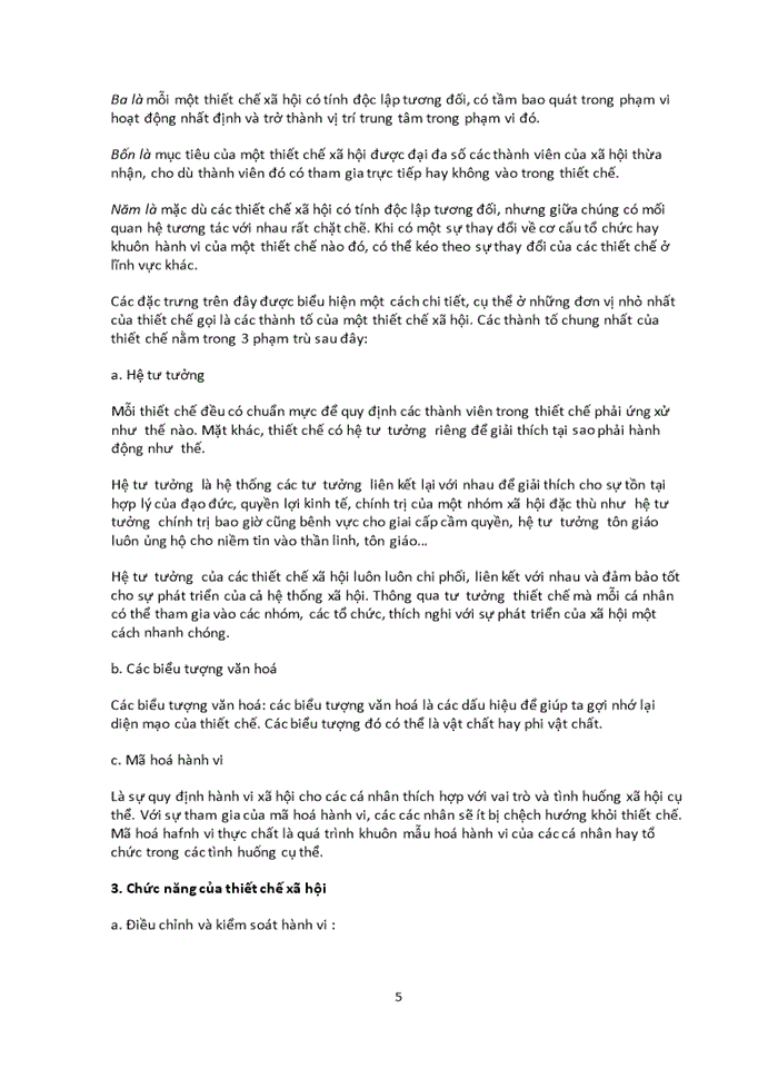image for page Tại sao nói thiết chế xã hội đã quy định điều chỉnh và kiểm soát hành động của các cá nhân nhóm xã hội để chúng phù hợp với mong đợi xã hội