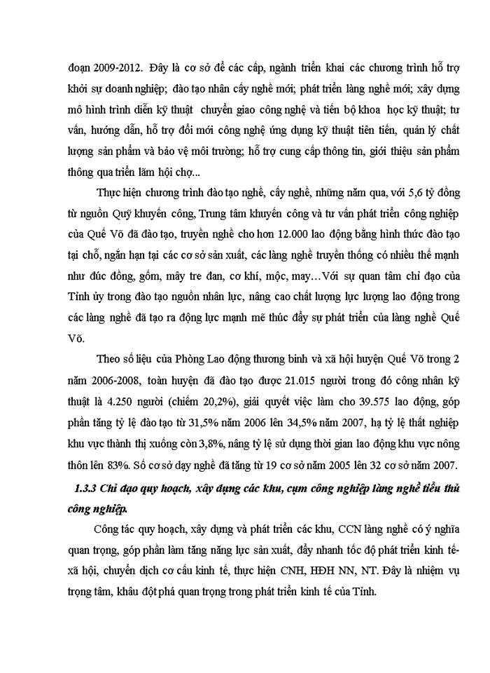 image for page PHÁT TRIỂN LÀNG NGHỀ Ở HUYỆN QUẾ VÕ