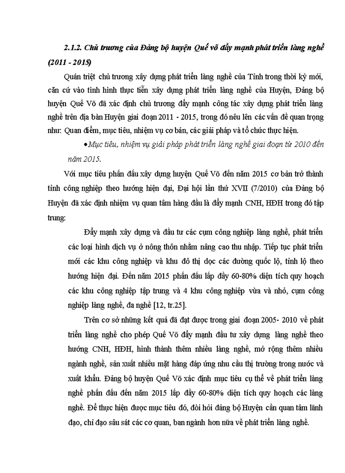 image for page PHÁT TRIỂN LÀNG NGHỀ Ở HUYỆN QUẾ VÕ