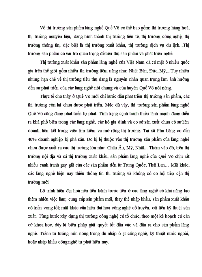 image for page PHÁT TRIỂN LÀNG NGHỀ Ở HUYỆN QUẾ VÕ