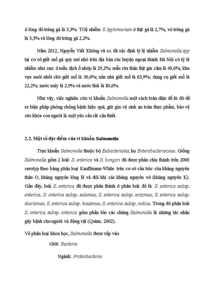 image for page ĐIỀU TRA TỶ LỆ NHIỄM SALMONELLA TRÊN MỘT SỐ TRẠI GÀ Ở THÀNH PHỐ HẢI PHÒNG