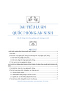 Công tác quốc phòng Động viên công nghiệp Quốc phòng