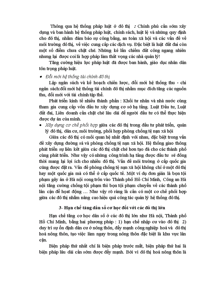 image for page THS NHỮNG NHÂN TỐ ẢNH HƯỞNG ĐẾN QUÁ TRÌNH ĐÔ THỊ HOÁ Ở VIỆT NAM