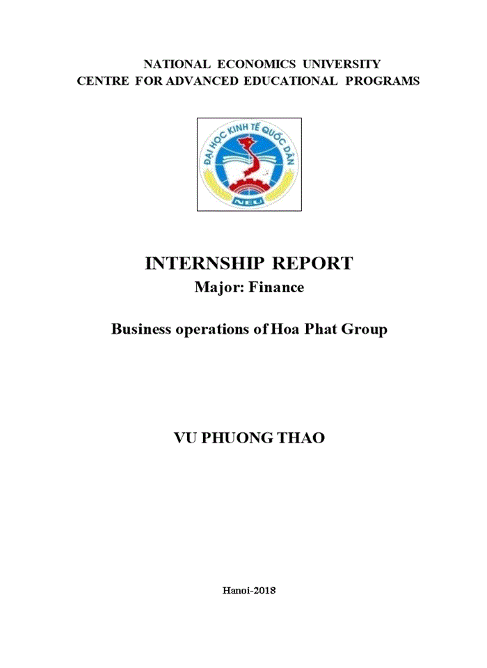 image for page TIẾNG ANH Business operations of Hoa Phat Group