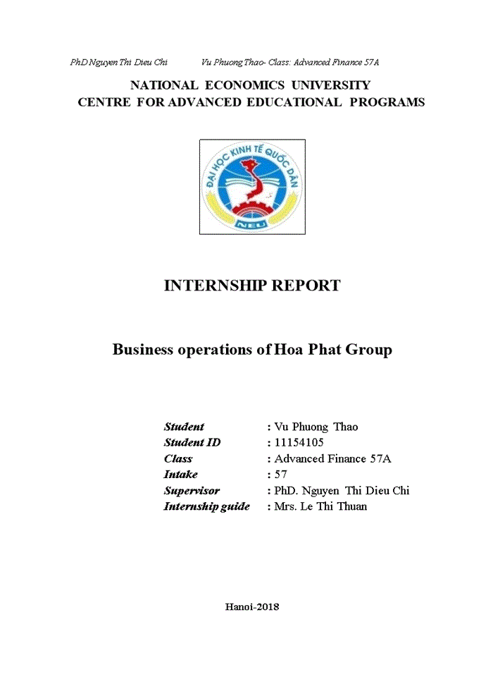 image for page TIẾNG ANH Business operations of Hoa Phat Group