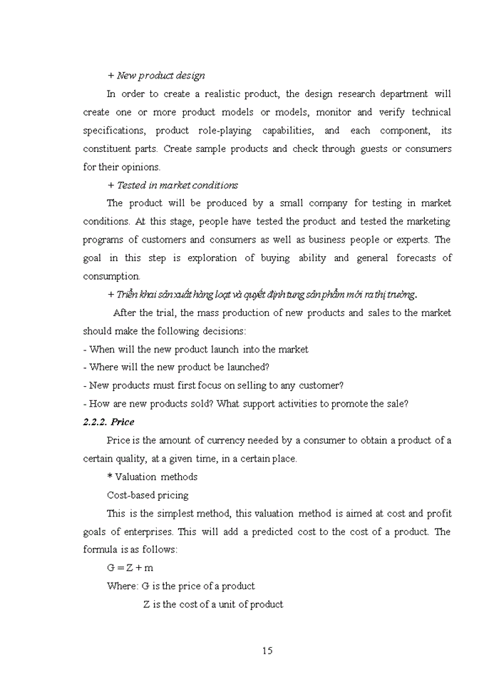 image for page TIẾNG ANH THEORETICAL BACKGROUND ON MARKETING MIX FOR CONSUMER GOODS