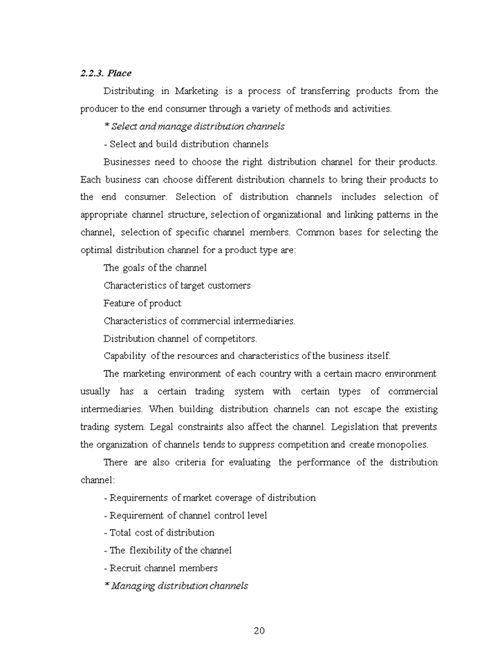 image for page TIẾNG ANH THEORETICAL BACKGROUND ON MARKETING MIX FOR CONSUMER GOODS