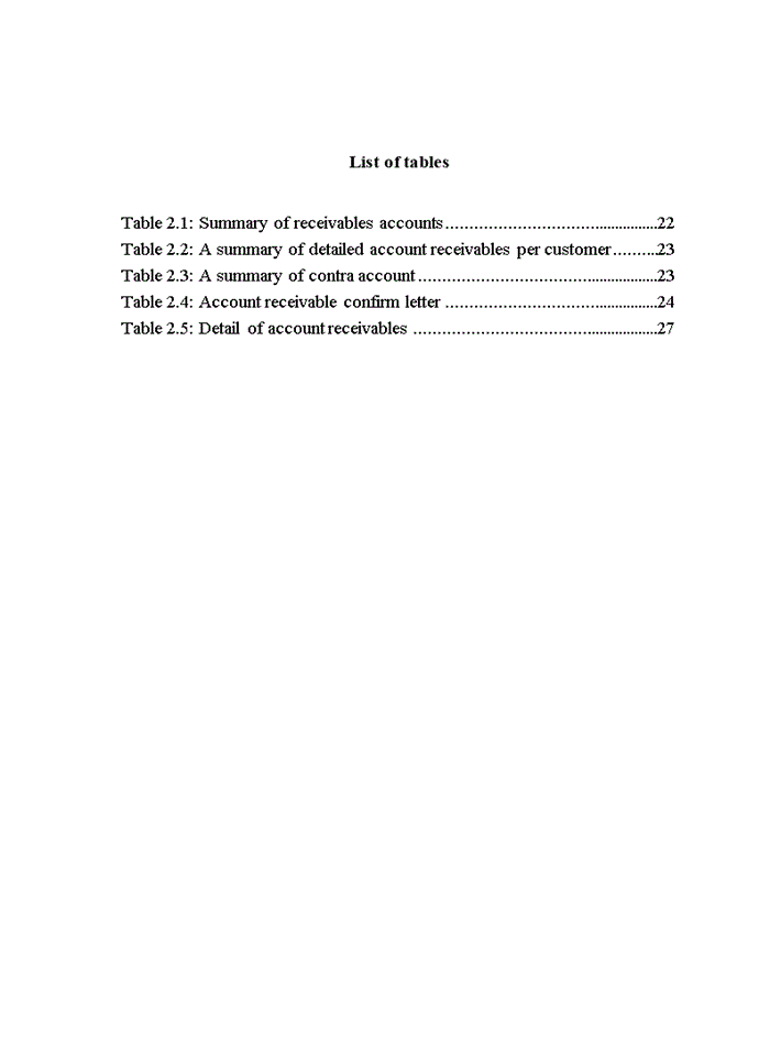 TIẾNG ANH DISCUSSION OF AUDIT OF ACCOUNT RECEIVABLES IN FINANCIAL STATEMENT AUDIT