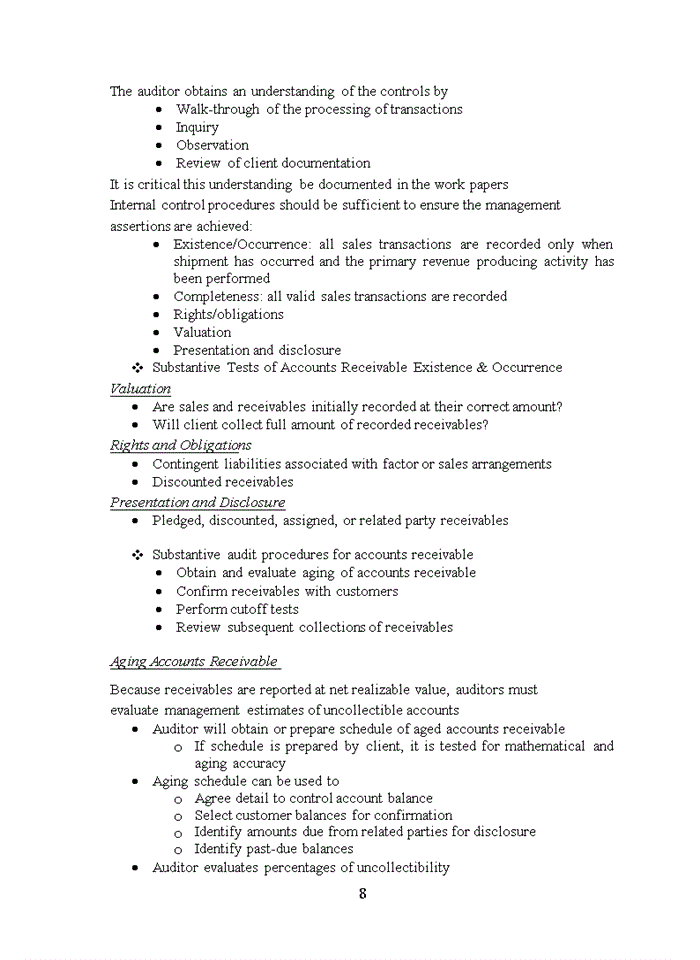 image for page TIẾNG ANH DISCUSSION OF AUDIT OF ACCOUNT RECEIVABLES IN FINANCIAL STATEMENT AUDIT