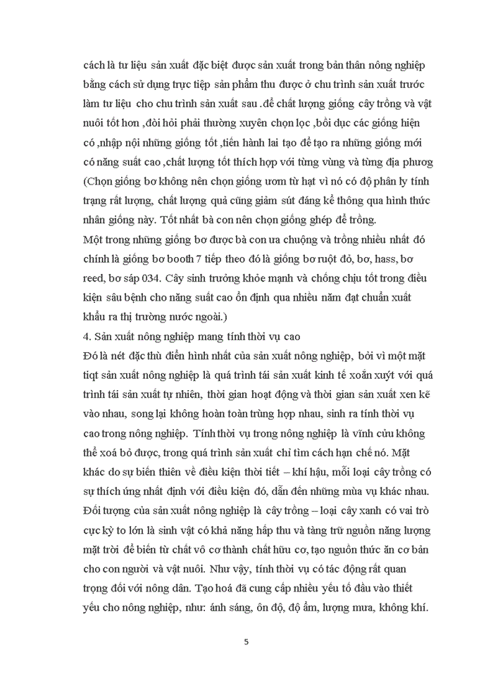 image for page ĐẶC ĐIỂM CỦA SẢN XUẤT NÔNG NGHIỆP CÓ VAI TRÒ RẤT LỚN TRONG VIỆC ĐƯA RA QUYẾT ĐỊNH ĐẦU TƯ SẢN XUẤT HOẶC PHÂN PHỐI KINH DOANH TRONG LĨNH VỰC NÔNG NGHIỆP CÂY BƠ