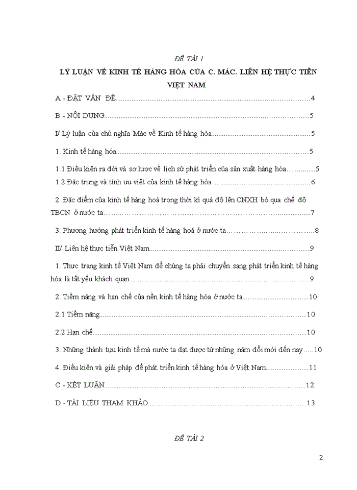 image for page Triết mác Lý luận về kinh tế hàng hóa của C Mác Liên hệ thực tiễn Việt Nam