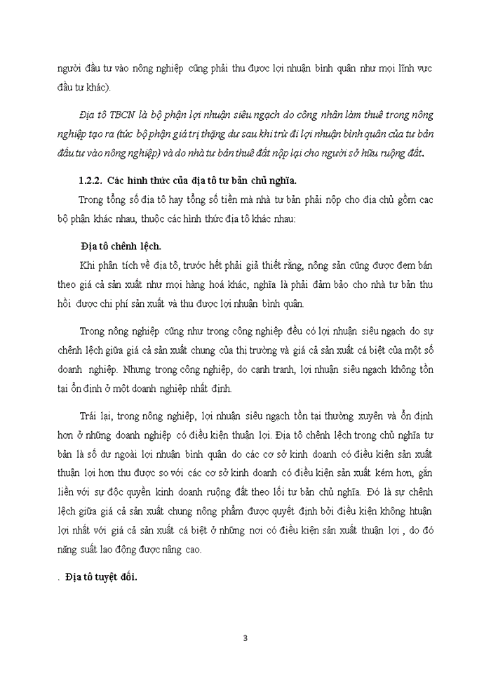 image for page Triết mác LÝ LUẬN VỀ ĐỊA TÔ CỦA CÁC MÁC VÀ LIÊN HỆ THỰC TẾ Ở VIỆT NAM