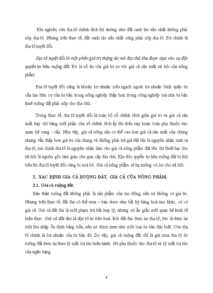 image for page Triết mác LÝ LUẬN VỀ ĐỊA TÔ CỦA CÁC MÁC VÀ LIÊN HỆ THỰC TẾ Ở VIỆT NAM