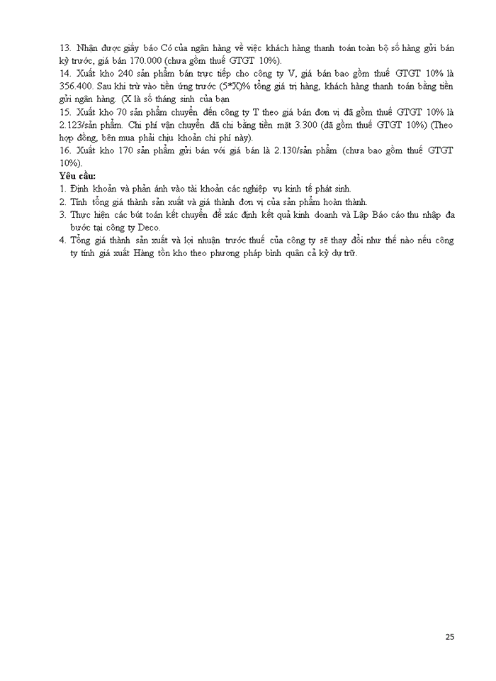 image for page BÀI TẬP THỰC HÀNH MÔN NGUYÊN LÝ KẾ TOÁN