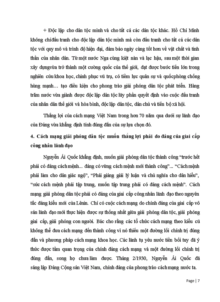 image for page Phân tích luận điểm của Hồ Chí Minh Tất cả các dân tộc trên thế giới đều sinh ra bình đẳng dân tộc nào cũng có quyền sống quyền sung sướng và quyền tự do