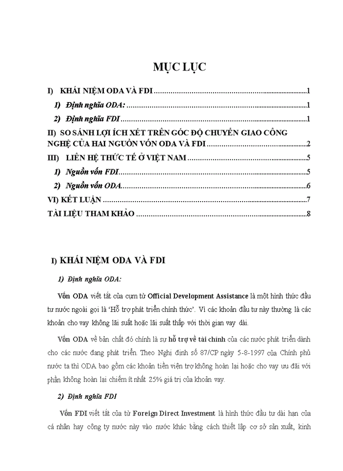 image for page SO SÁNH LỢI ÍCH XÉT TRÊN GÓC ĐỘ CHUYỂN GIAO CÔNG NGHỆ CỦA HAI NGUỒN VỐN ODA VÀ FDI
