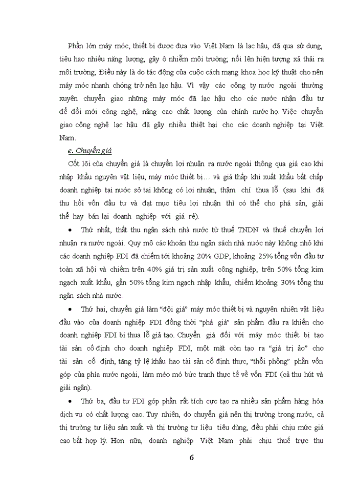 image for page Những tác động tiêu cực của FDI đối với Việt Nam và một số giải pháp tăng cường FDI vào Việt Nam trong những năm tới