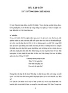 Nước độc lập mà dân không được hưởng hạnh phúc tự do thì độc lập cũng chẳng có ý nghĩa gì