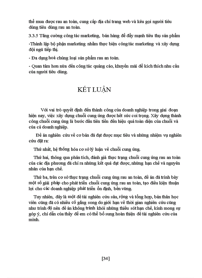 image for page Nghiên cứu các mô hình chuỗi cung ứng mặt hang rau an toàn của doanh nghiệp trên địa bàn thành phố Hà Nội