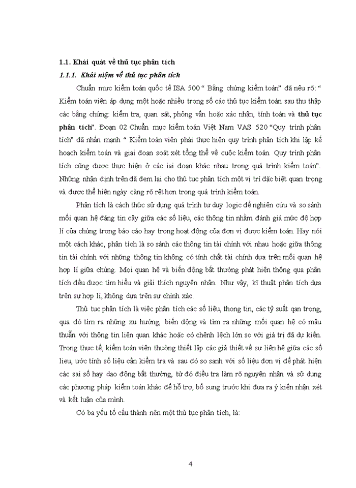 image for page Vận dụng thủ tục phân tích trong giai đoạn lập kế hoạch kiểm toán