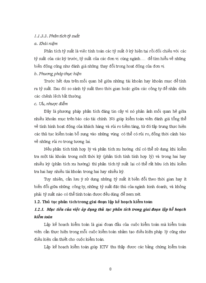 image for page Vận dụng thủ tục phân tích trong giai đoạn lập kế hoạch kiểm toán