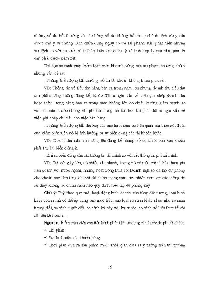 image for page Vận dụng thủ tục phân tích trong giai đoạn lập kế hoạch kiểm toán