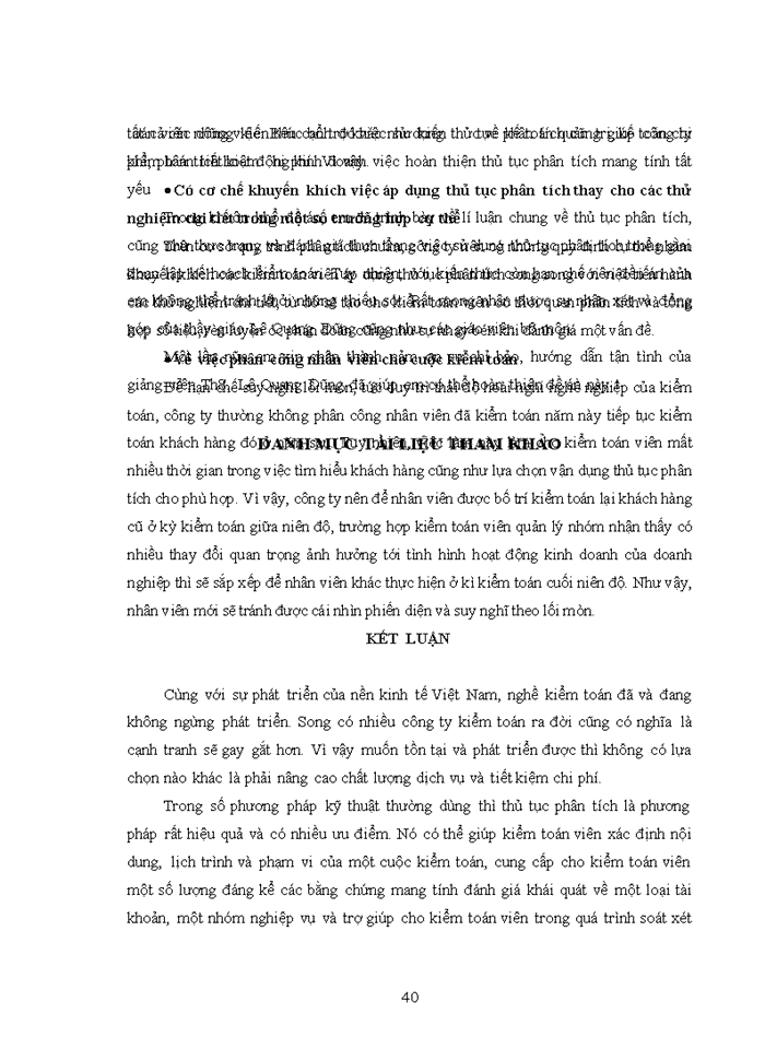 image for page Vận dụng thủ tục phân tích trong giai đoạn lập kế hoạch kiểm toán